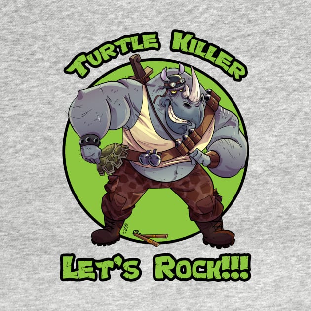 Turtle Killer - Rocksteady by Ronaldo Barata